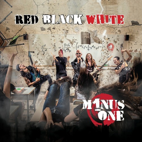 Minus One-Red Black White